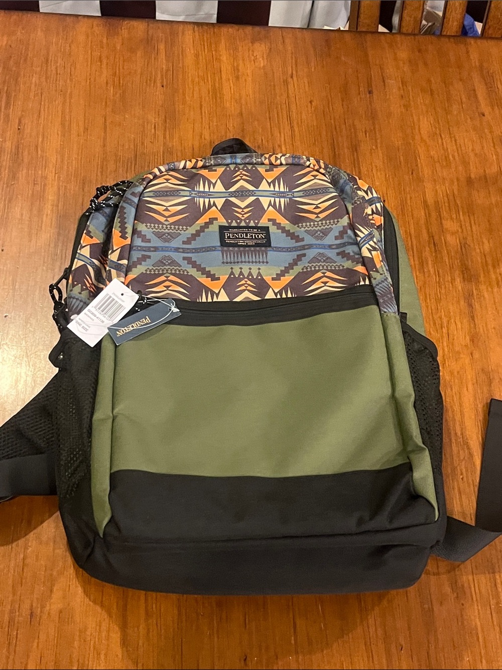 Pendleton Mystic Lake Explorer Backpack Bag new Southwestern green new